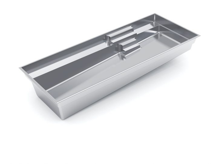 3D rendering of the Marvelous fiberglass pool model with wide entry steps and a long swim lane
